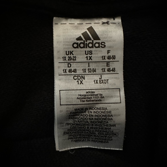 Black/ Camo Adidas Hoodie 1X - Picture 4 of 4